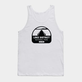 Lake District National Park Logo Badge Design Tank Top